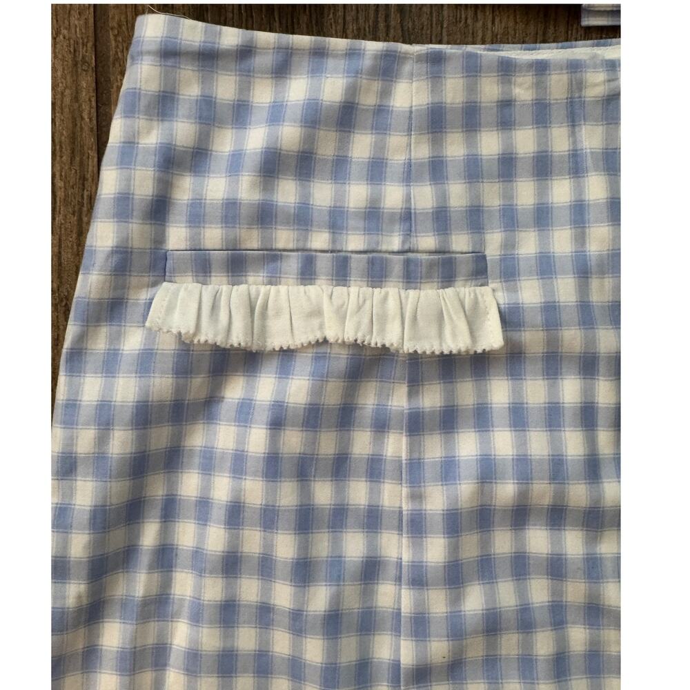 NEW Reformation Janell Two Piece Set in Crystal Check Size 4 - Picture 9 of 15